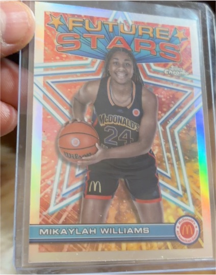 2023 Topps Chrome McDonald's All American Future Stars #FS-12 Mikaylah Williams — front