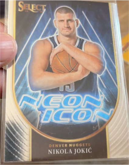 2023-24 Panini Select #23 Nikola Jokic Neon Icon — front
