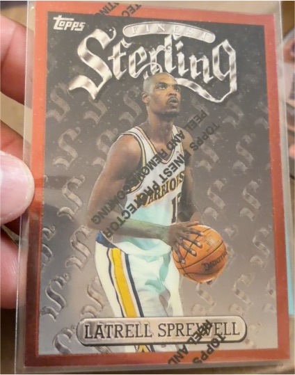 1996-97 Topps Finest #237 Latrell Sprewell — front