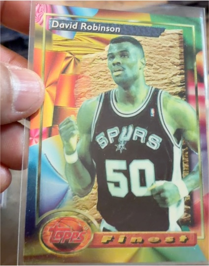 1993-94 Topps Finest #21 David Robinson — front