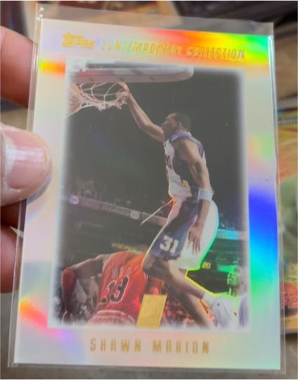 1999 Topps Contemporary Collection Shawn Marion — front