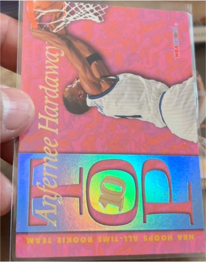 1995-96 NBA Hoops #AR5 Anfernee Hardaway Top Ten — front