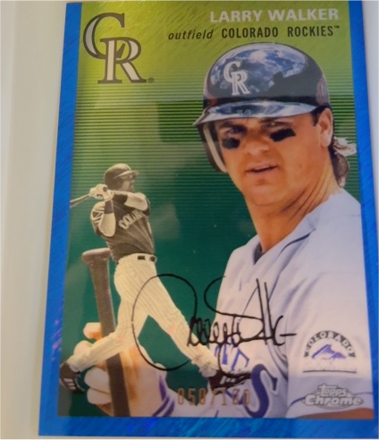 2023 Topps Chrome Platinum Anniversary #484 Larry Walker — front