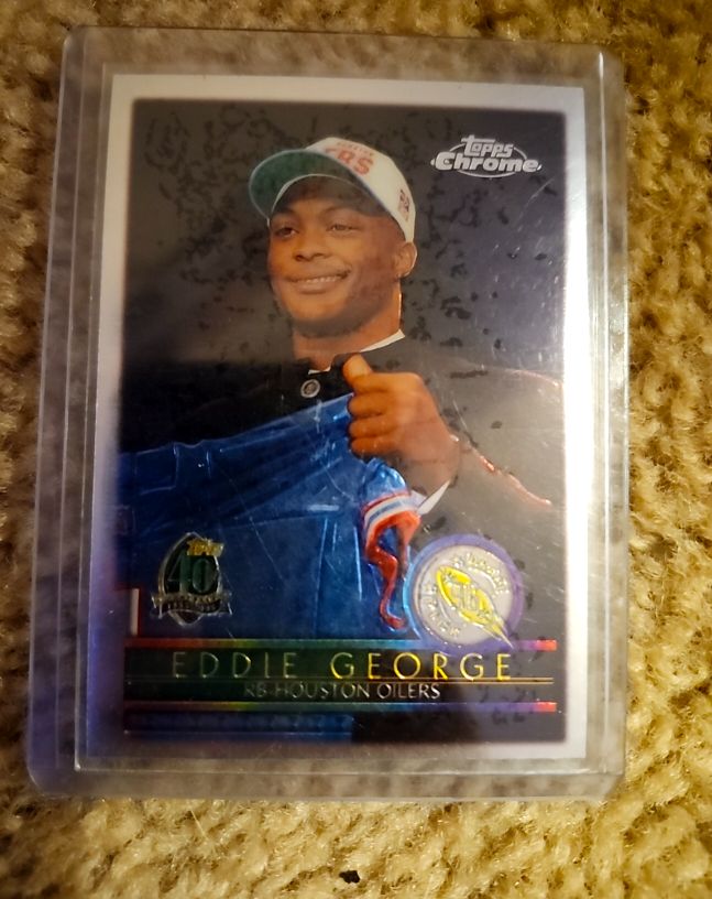 1996 Topps Chrome #162 Eddie George — front