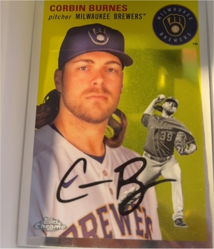 2023 Topps Chrome Platinum Anniversary #230 Corbin Burnes — front