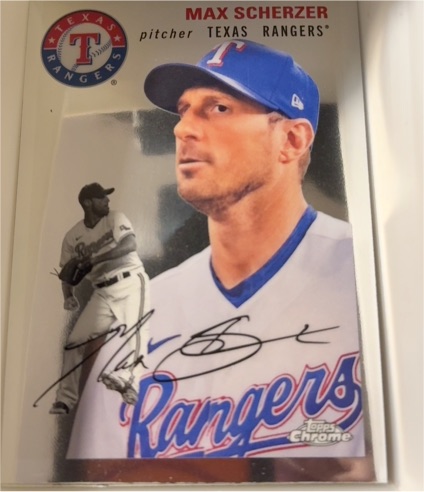 2023 Topps Chrome Platinum Anniversary #226 Max Scherzer — front
