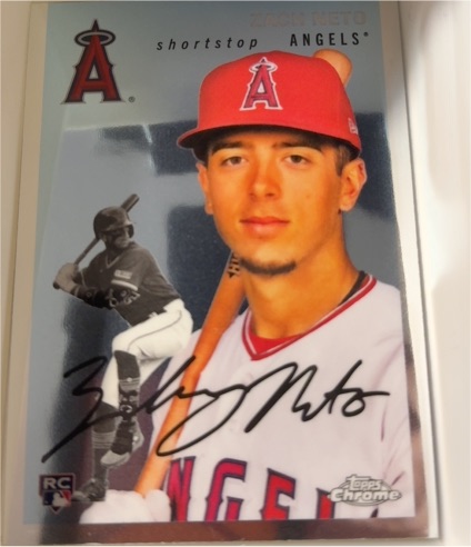 2023 Topps Chrome Platinum Anniversary #102 Zach Neto — front