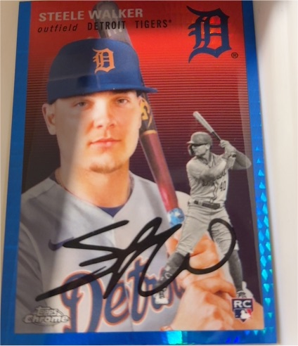 2023 Topps Chrome Platinum Anniversary #70 Steele Walker — front