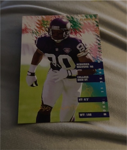 1995 Fleer #231 Cris Carter — front