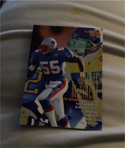 1995 Fleer #115 Drew Bledsoe — front