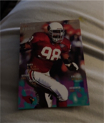1995 Fleer #12 Eric Swann — front