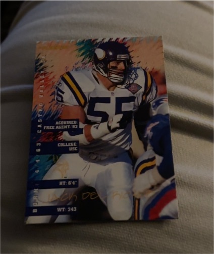 1995 Fleer #243 Broderick Thomas — front