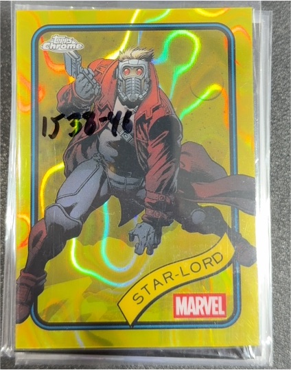 2025 Topps Chrome Marvel #104 Star-Lord — front