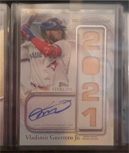 2025 Topps Sterling #SA-VGJ Vladimir Guerrero Jr. — front