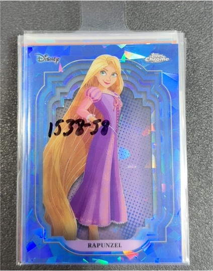 2024 Topps Chrome Disney Sapphire #139 Rapunzel — front