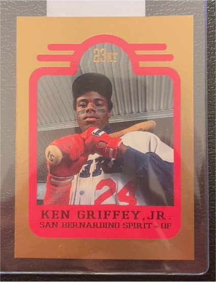1992 Bleachers 23kt Gold #3 Ken Griffey Jr. — front