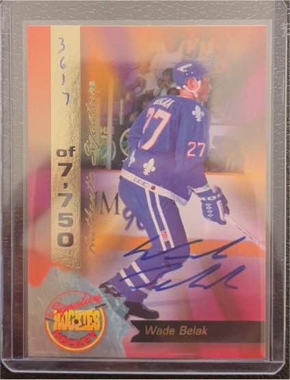 1994 Signature Rookies #18 Wade Belak — front