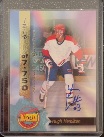 1994 Signature Rookies #16 Hugh Hamilton — front