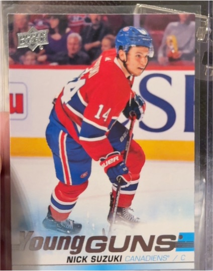 2019-20 Upper Deck Young Guns #471 Nick Suzuki — front