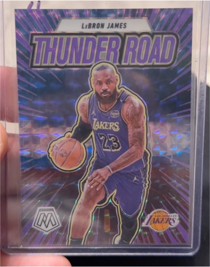 2024-25 Panini Mosaic #3 LeBron James Thunder Road — front