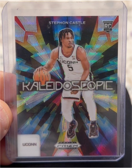 2024-25 Panini Prizm Draft Picks Kaleidoscopic #1 Stephon Castle — front