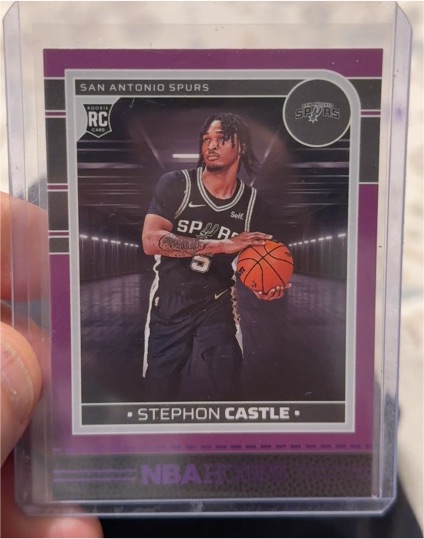 2024-25 Panini NBA Hoops #234 Stephon Castle — front