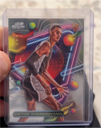 2023 Topps Cosmic Chrome #151 Victor Wembanyama Rookie RC — front