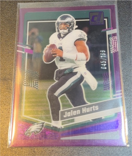 2023 Donruss Clearly Donruss #45 Jalen Hurts — front