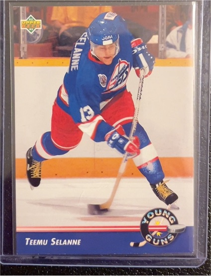 1992-93 Upper Deck #574 Teemu Selanne Young Guns — front