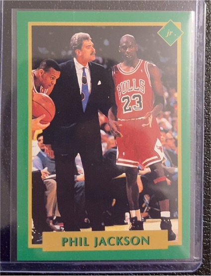 1991 Tuff Stuff Jr. Special Issue NBA Finals #21 Phil Jackson — front