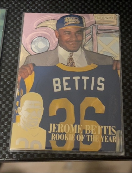 1994 Fleer #2 Jerome Bettis Rookie of the Year — front