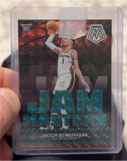 2023-24 Panini Mosaic #3 Victor Wembanyama Jam Masters — front