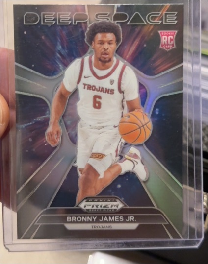 2024 Panini Prizm Draft Picks #19 Bronny James Jr. — front