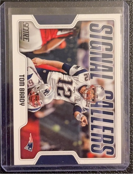 2018 Panini Score Signal Callers #20 Tom Brady — front