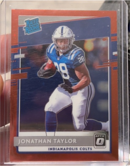 2020 Donruss Optic #167 Jonathan Taylor — front