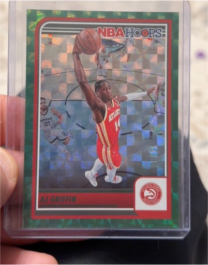 2023-24 Panini NBA Hoops #72 AJ Griffin — front
