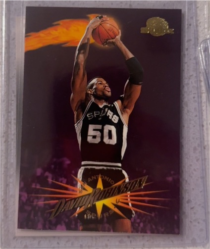 1995-96 SkyBox Premium #110 David Robinson — front
