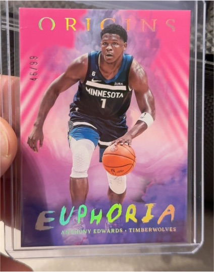 2022-23 Panini Origins Euphoria #46/99 Anthony Edwards — front