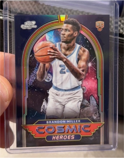 2023-24 Topps Cosmic Chrome Cosmic Heroes #CH-20 Brandon Miller — front