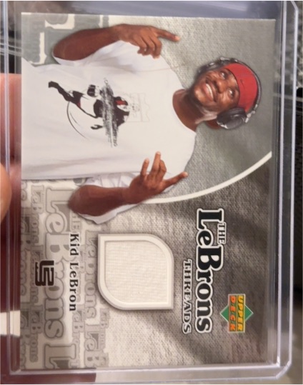 2006-07 Upper Deck The Lebrons Threads #LM-4 LeBron James Kid LeBron — front