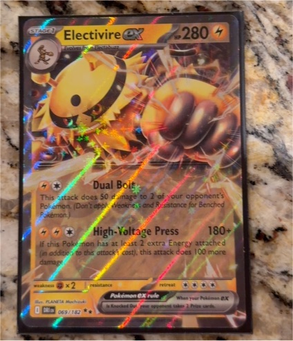 2023 Pokémon SV10: Destined Rivals #069 Electivire EX — front