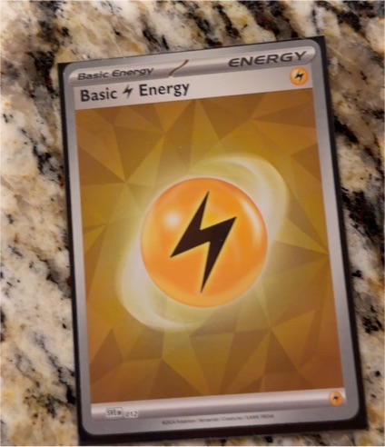 2025 Pokémon Scarlet & Violet #012 Basic Lightning Energy — front