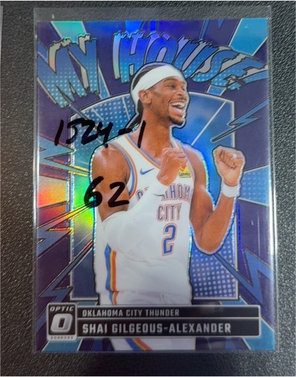 2024-25 Donruss Optic #6 Shai Gilgeous-Alexander My House — front