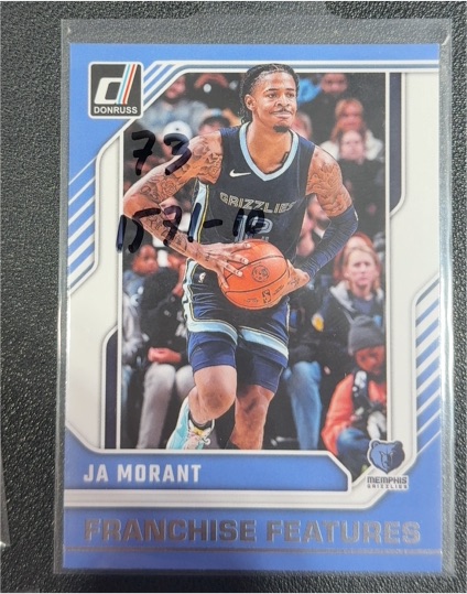 2024-25 Panini Donruss #8 Ja Morant Franchise Features — front