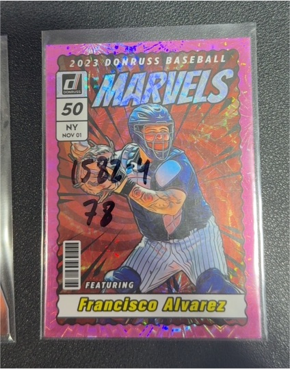 2023 Donruss Baseball Marvels #M1 Francisco Alvarez — front