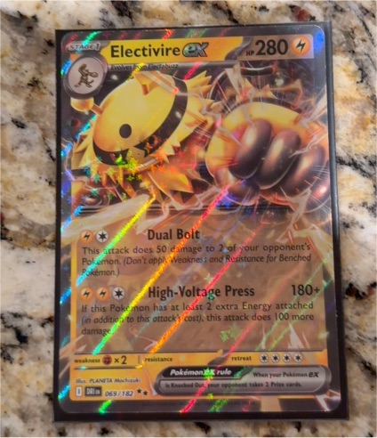 2023 Pokemon SV10: Destined Rivals #069 Electivire ex — front