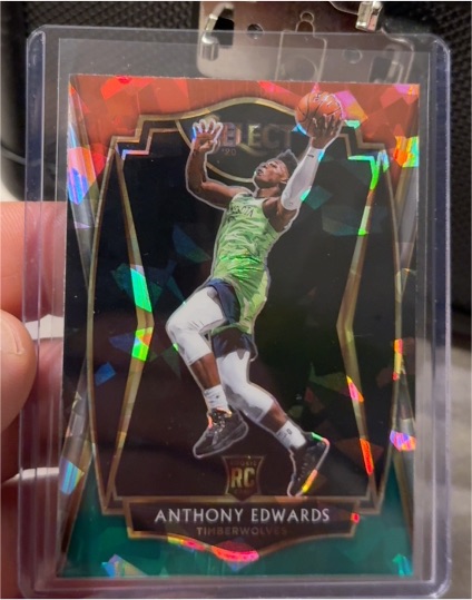 2020-21 Panini Select Premier Level #169 Anthony Edwards — front
