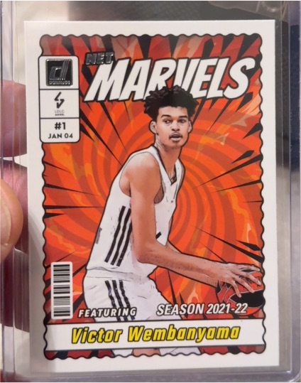 2023-24 Panini Donruss EuroLeague Net Marvels #1 Victor Wembanyama — front