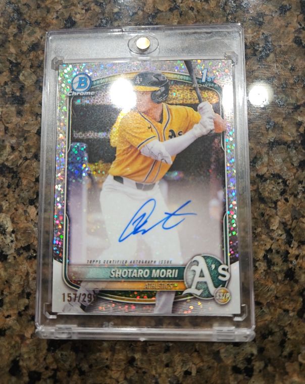 2025 Bowman Chrome #157 Shotaro Morii — front