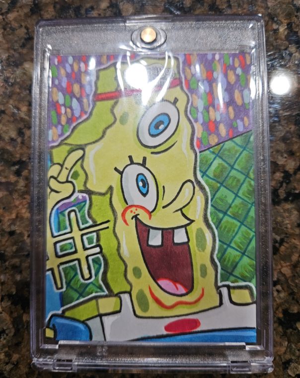 2025 Topps Chrome SpongeBob SquarePants #S-12 SpongeBob — front